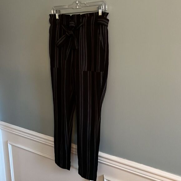 Streetwear Society paper bag straight leg elastic waist Women’s M pants NWT - Picture 9 of 16